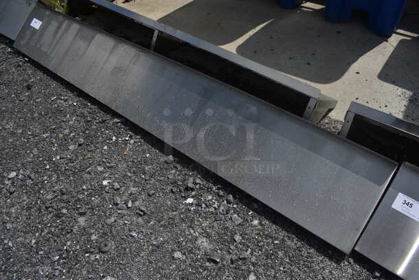 Stainless Steel Shelf w/ Wall Mount Brackets. 84x12x12 - Image 2 of 3