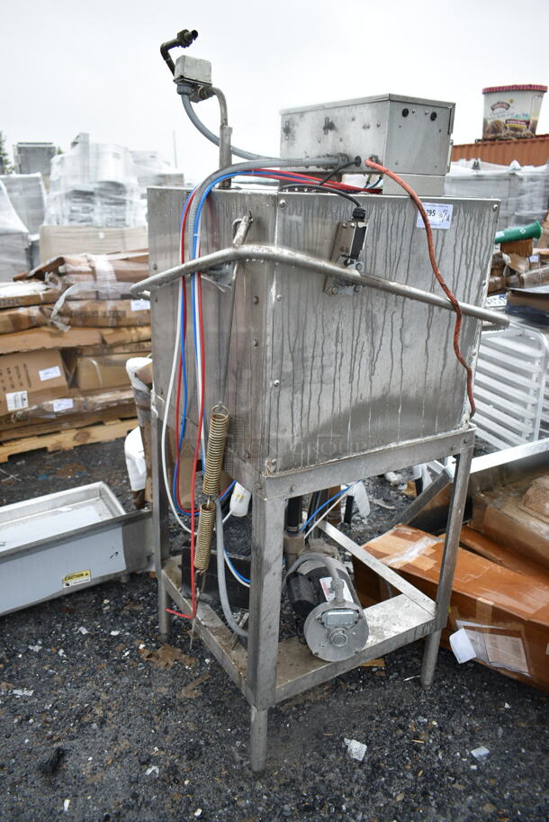 CMA EC-2 Stainless Steel Commercial Corner Pass Through Dishwasher. 120 Volts, 1 Phase.  - Image 5 of 12