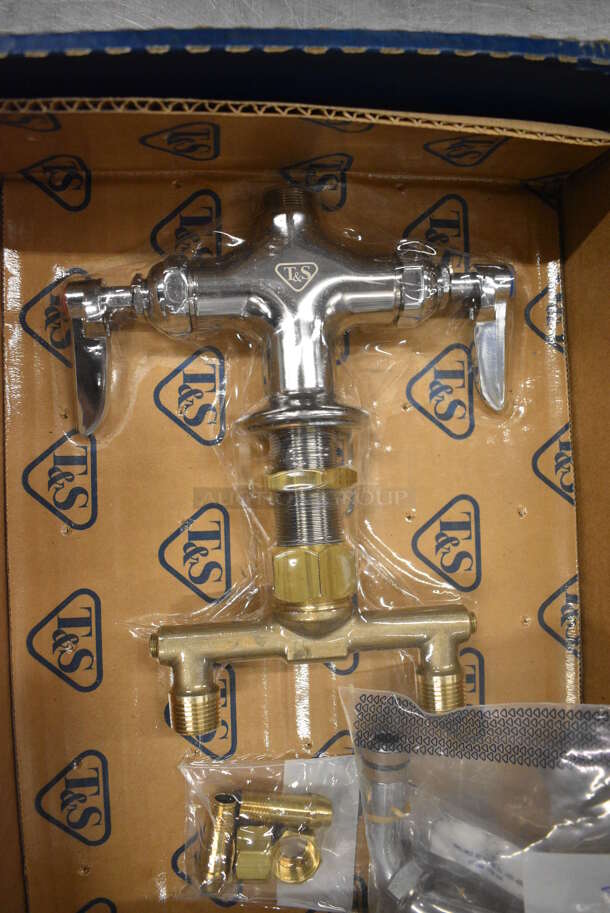 BRAND NEW IN BOX! T&S Stainless Steel Faucet Handles - Image 3 of 4