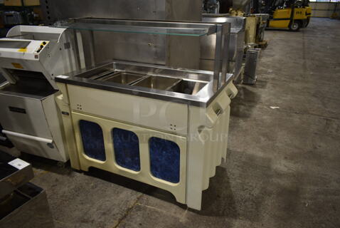 Stainless Steel Commercial Refrigerated Buffet Station. Tested and Working!