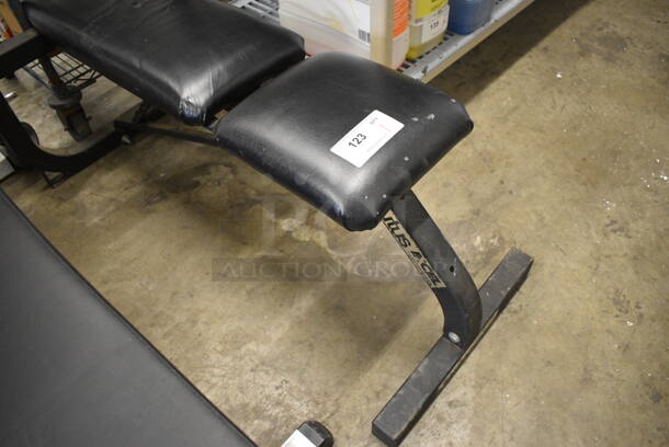 Brutus Excel Black Metal Floor Style Weight Bench. 24x49x34 - Image 5 of 6