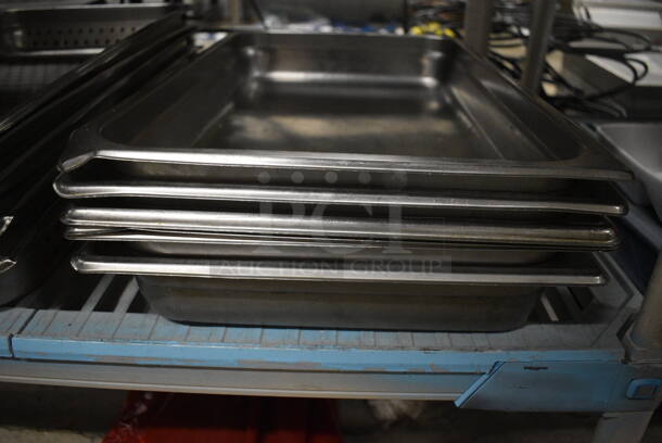 6 Stainless Steel Full Size Drop In Bins. 1/1x2.5. 6 Times Your Bid! - Image 3 of 3