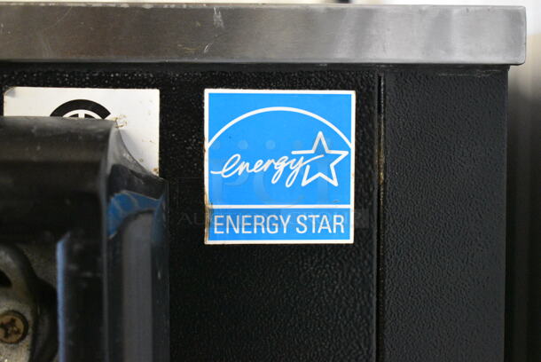 Turbo Air TBC-65SB Metal Commercial Back Bar Bottle Cooler w/ 2 Sliding Lids on Commercial Casters. 115 Volts, 1 Phase. Tested and Powers On But Does Not Get Cold - Image 2 of 6