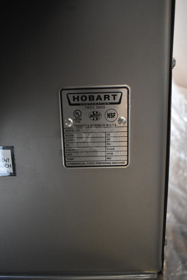 BRAND NEW! 2022 Hobart MG2032 Metal Commercial Floor Style Electric Powered Meat Mixer Grinder. 208 Volts, 3 Phase. - Image 6 of 12
