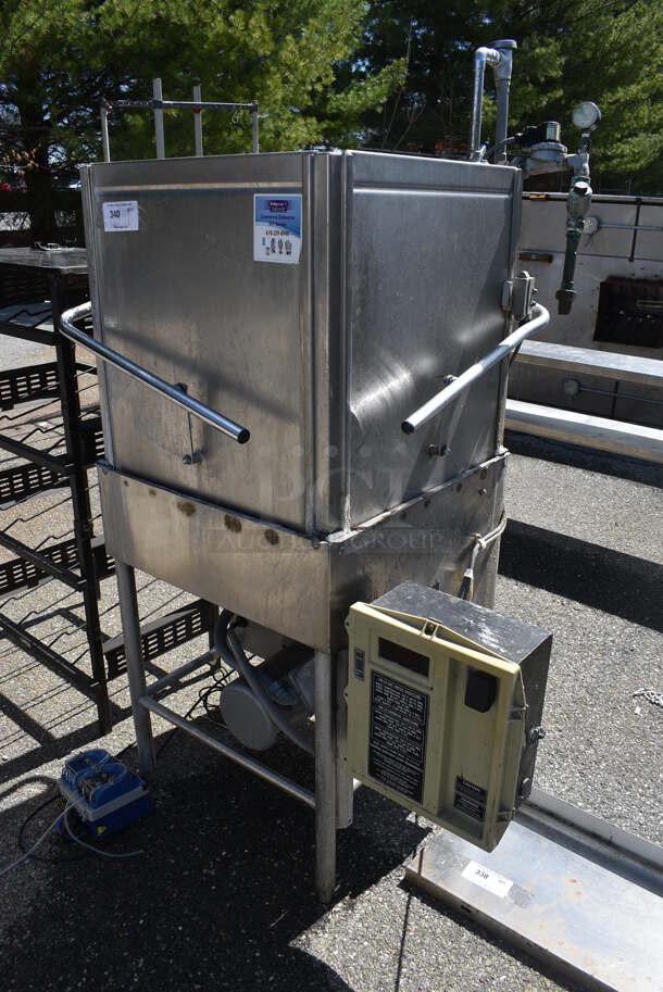 Hobart Model AM-14C Stainless Steel Commercial Corner Pass Through Dishwasher. 200-230 Volts, 3 Phase. 42x31x68 - Image 2 of 8