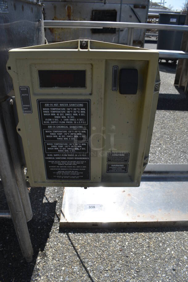 Hobart Model AM-14C Stainless Steel Commercial Corner Pass Through Dishwasher. 200-230 Volts, 3 Phase. 42x31x68 - Image 3 of 8