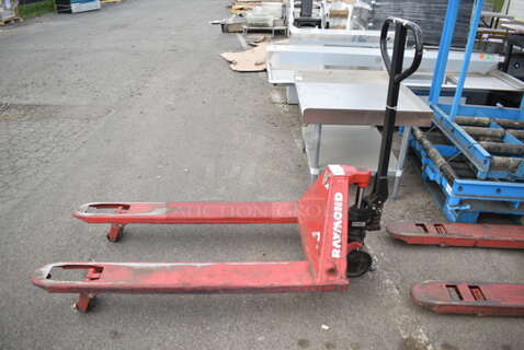 Raymond RJ50N Metal Commercial 5,500 Pound Metal Pallet Jack. 