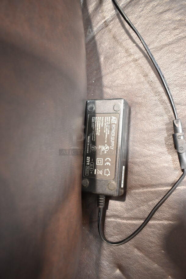 Brown Leather Style 3 Section Couch.  - Image 10 of 10