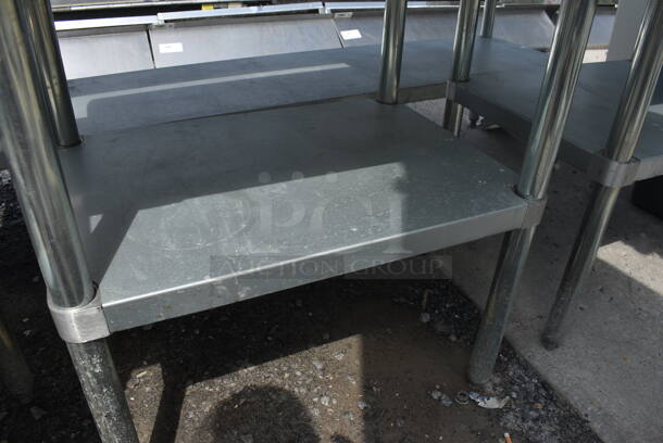 Stainless Steel Table w/ Metal Under Shelf. 30x24x34 - Image 3 of 3
