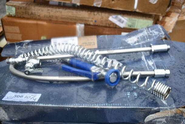 2 BRAND NEW SCRATCH AND DENT! Items Including Waterloo 750PRW612  1.15 GPM Wall-Mounted Pre-Rinse Faucet with 8" Centers and 12" Add-On Faucet. 2 Times Your Bid!  - Image 3 of 8