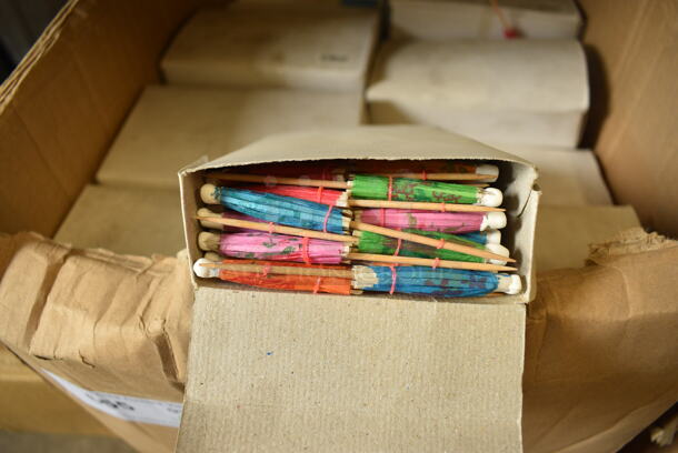 ALL ONE MONEY! Lot of Various Disposable Drink Umbrellas! - Image 1 of 4