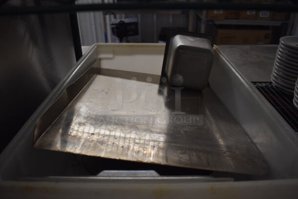 ALL ONE MONEY! Lot of Various Items Including Splash Guard and Bins in Poly Bin - Image 2 of 3