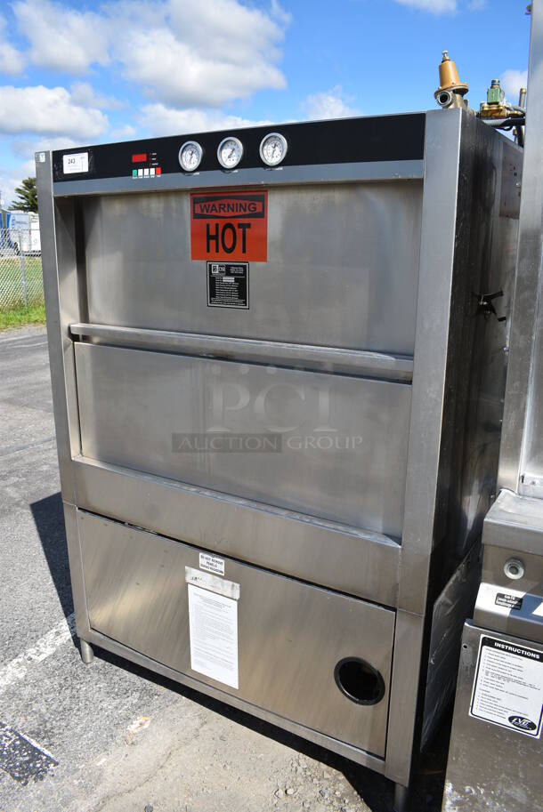 Douglas SD-20-ELEL Stainless Steel Commercial Floor Style Pot / Pan Washer. 480 Volts, 3 Phase. 50x36x70 - Image 3 of 10