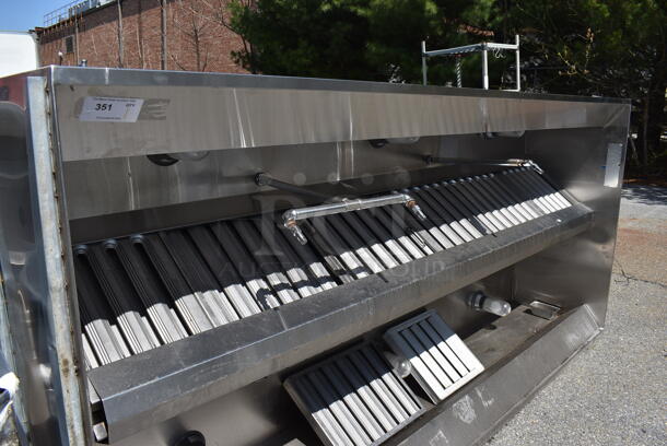 9.5' CaptiveAire Stainless Steel Commercial Grease Hood w/ Filters. 115x24x55 - Image 4 of 7