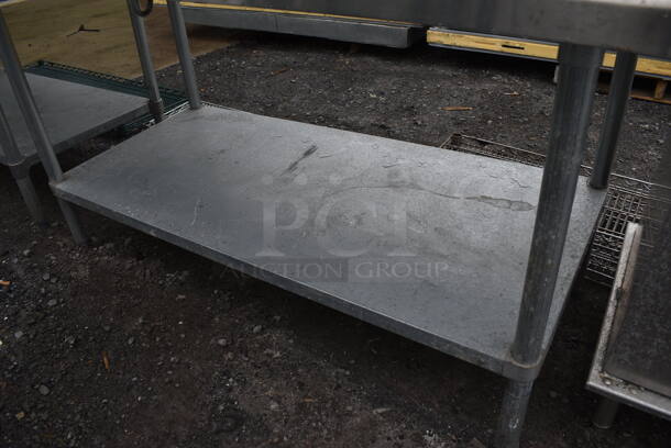Stainless Steel Table w/ Metal Under Shelf. 60x30x33 - Image 3 of 3