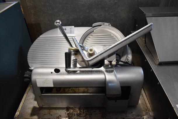 Hobart Stainless Steel Commercial Countertop Automatic Meat Slicer. 115 Volts, 1 Phase. Tested and Working!
