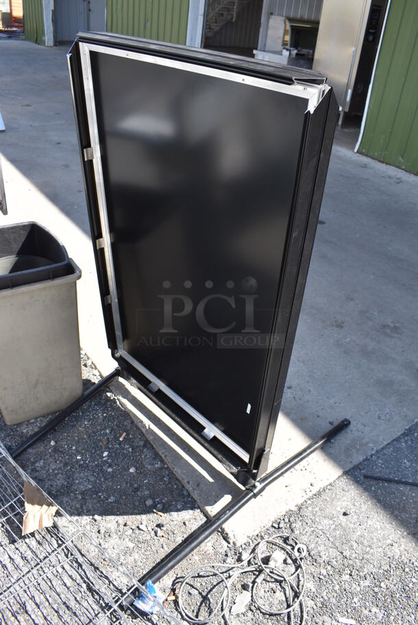 Black Floor Style Sign. 32x43x52 - Image 3 of 3