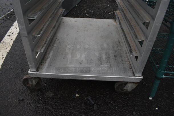 Metal Commercial Pan Transport Rack on Commercial Casters. 21x27x30 - Image 3 of 3