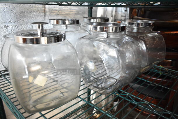 7 Jars w/ 6 Lids. Includes 6x9x9. 7 Times Your Bid!  - Image 3 of 4