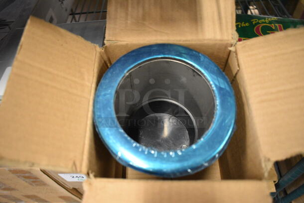 4 BRAND NEW IN BOX! Metal Bins. 5.5x5.5x6. 4 Times Your Bid! - Image 1 of 2