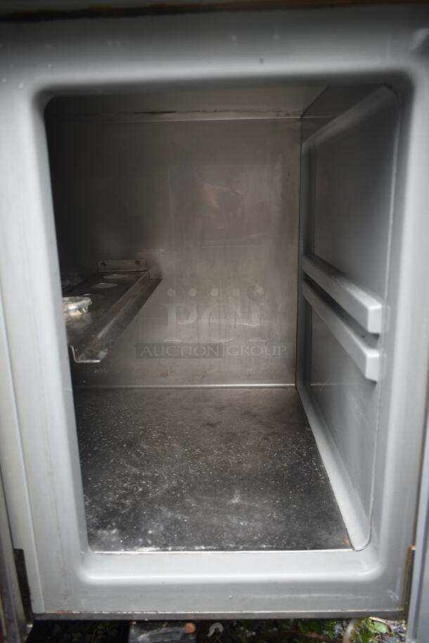 Randell Stainless Steel Commercial 3 Door Undercounter Cooler. Tested and Powers On But Does Not Get Cold - Image 6 of 8