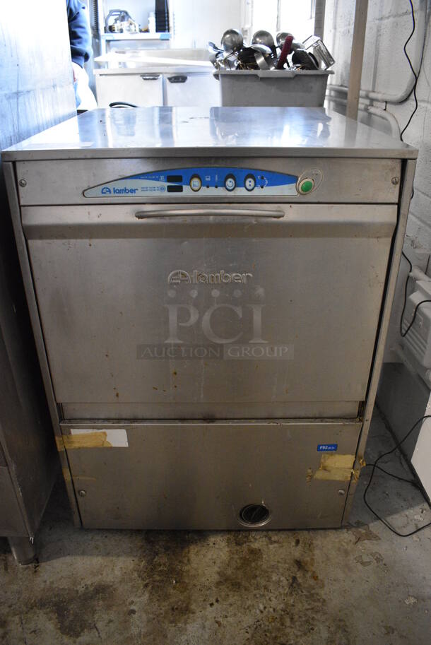 Lamber Stainless Steel Commercial Undercounter Dishwasher. 24x27.5x32.5 - Image 1 of 6