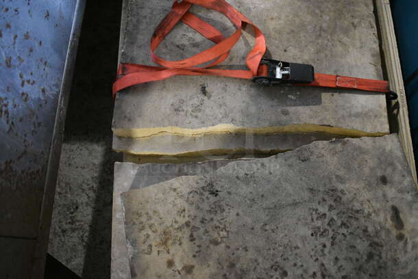 2 Garland Model GPD60 Stainless Steel Commercial Natural Gas Powered Single Deck Pizza Ovens w/ Cooking Stones on Metal Legs. 122,000. 81x49x63.5. 2 Times Your Bid! - Image 12 of 12