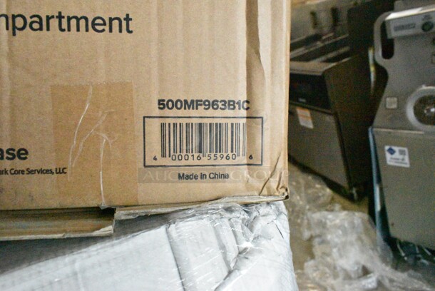 PALLET LOT of 33 BRAND NEW Boxes 395TO991 EcoChoice 9" x 9" x 3" Compostable Sugarcane / Bagasse 1 Compartment Take-Out Box - 200/Case, 2 Box 394360M Noble Products Powdered Disposable Vinyl Gloves for Foodservice - 1000/Case, 394360L Noble Products Powdered Disposable Vinyl Gloves for Foodservice - 1000/Case, 130BKFKSNSPH Choice Black Heavy Weight Wrapped Plastic Cutlery Pack with Napkin and Salt and Pepper Packets - 500/Case, 127P400 Choice 4 oz. Black Plastic Souffle Cup / Portion Cup - 2500/Case, 2 Box 5001BNAP Choice 1-Ply White Beverage / Cocktail Napkin - 4000/Case, 966TALLFLDB Choice White Tall-Fold 6" x 13" Dispenser Napkin - 8000/Case, Choice 9" Round Dome Take Out Lids, 5005DNAPFLTE Choice Touchstone 14" x 14" White Linen-Feel Flat-Packed Dinner Napkin, 395SP10 EcoChoice Compostable Sugarcane / Bagasse 10" x 10" Square Plate - 300/Case, 5013858 Lavex Li'l Herc 55-60 Gallon 1.2 Mil 38" x 58" Low Density Medium-Duty Black Trash Bag / Can Liner - 100/Case, 5008W Choice 8 oz. Tall White Poly Paper Hot Cup - 1000/Case, 2 Box 795PTOBK3 Choice 7 3/4" x 5 1/2" x 2 1/2" Black Microwavable Folded Paper #3 Take-Out Container - 200/Case, Dart 9CPWC Concorde 9" 3 Compartment White Non-Laminated Round Foam Plate, 485WB9NEONW Choice 9" Neon Extra Wide Pointed Wrapped Boba Straw - 1600/Case, 612DS3COMP Choice 8 1/2"x 6 3/8" 3-Compartment Oblong Foil Take-Out Container with Board Lid - 250/Case. 33 Times Your Bid! - Image 6 of 12