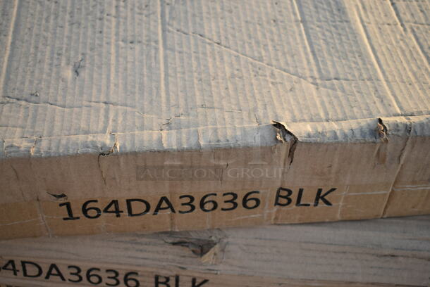 2 BRAND NEW SCRATCH AND DENT! Lancaster Table & Seating 164DA3636BLK Alloy Series 36" x 36" Black Standard Height Outdoor Table. 2 Times Your Bid! - Image 3 of 4