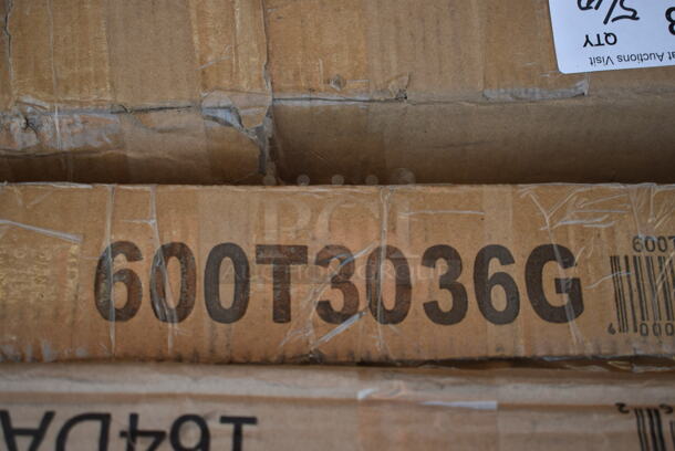 BRAND NEW SCRATCH AND DENT! Regency 600T3036G 30" x 36" 18-Gauge 304 Stainless Steel Commercial Work Table with Galvanized Legs and Undershelf - Image 2 of 3