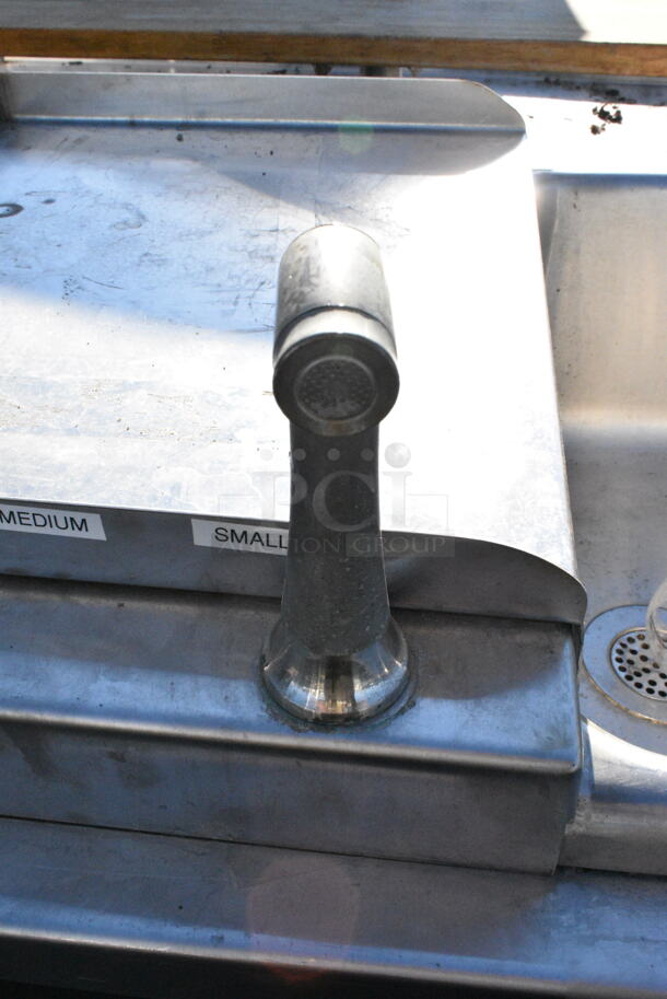 Stainless Steel Commercial Portable Unit w/ Bay on Commercial Casters.  - Image 4 of 9