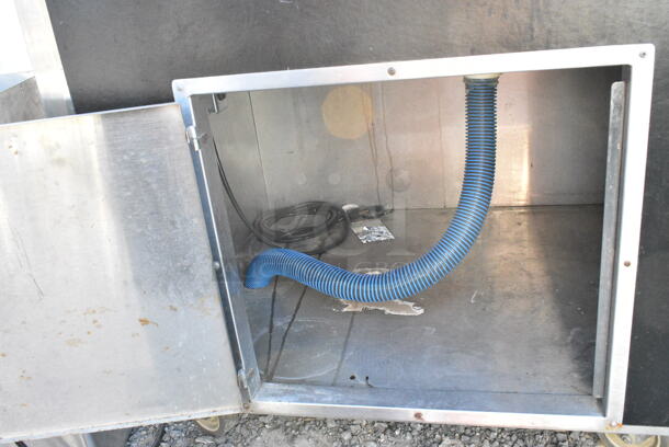 Stainless Steel Commercial Portable Unit w/ Bay on Commercial Casters.  - Image 5 of 9