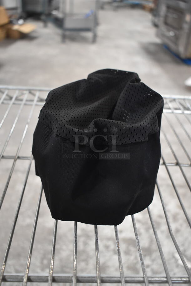 BRAND NEW! Winco CHPB-3BR Black Pillbox Hat - Image 4 of 6