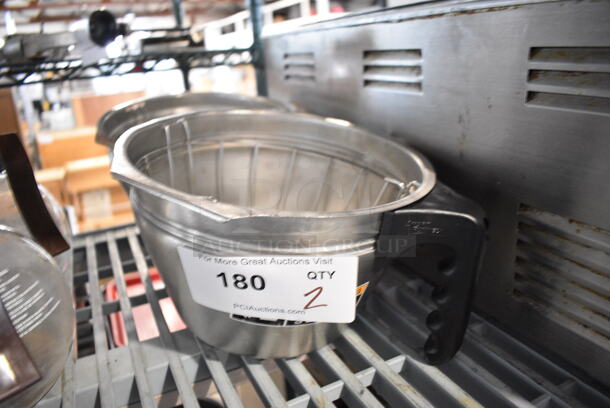 2 Metal Brew Baskets for Iced Tea Machine. 10.5x9x6. 2 Times Your Bid! - Image 2 of 3