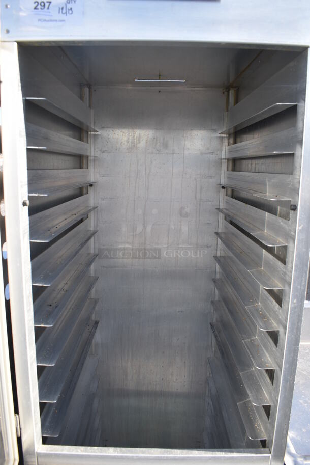 Nu Vu Metal Commercial Enclosed Pan Transport Rack on Commercial Casters. 22x29x70.5 - Image 3 of 4