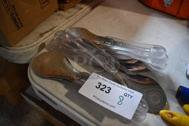 8 Metal Spoons. 10". 8 Times Your Bid! - Image 2 of 2