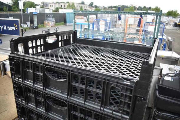 PALLET LOT of 23 Orbis Black Poly Bread Crates. 23 Times Your Bid! - Image 3 of 4