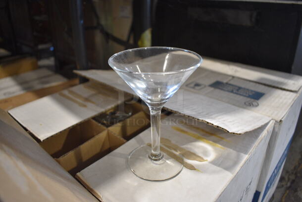 2 Boxes of 36 BRAND NEW Oneida Martini Glasses. Missing 5 Glasses. 4x4x5.5. 2 Times Your Bid!