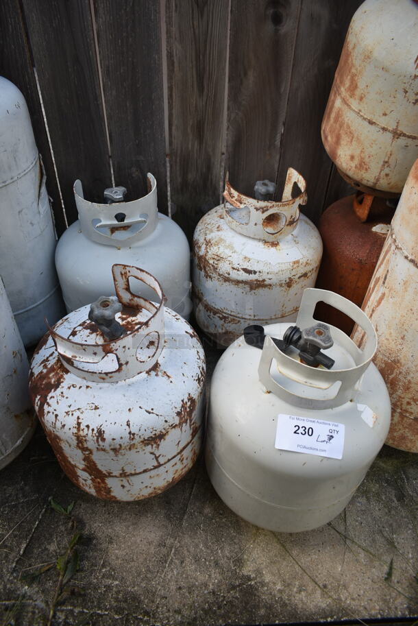 ALL ONE MONEY! Lot of 9 Metal Tanks. Buyer Must Pick Up - We Will Not Ship This Item. (outside) - Image 4 of 5