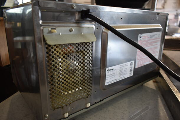 2021 Amana RMS10TSA Stainless Steel Commercial Countertop Microwave Oven. 120 Volts, 1 Phase. - Image 7 of 8