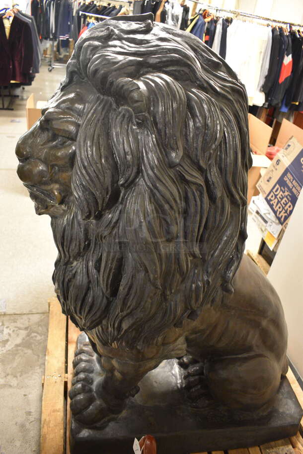 Bronze Lion Statue Signed by A. Barye 1832.  - Image 4 of 6