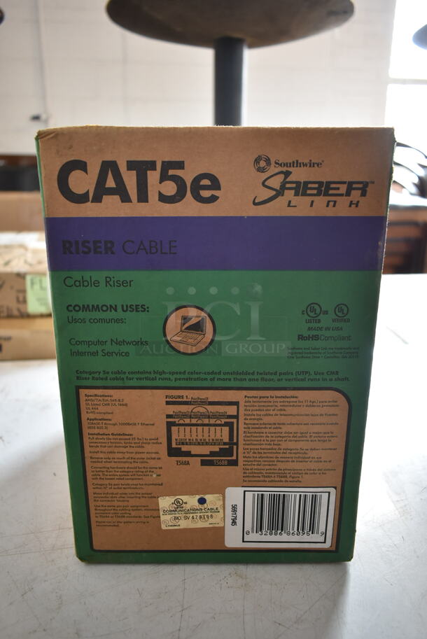 Box of Cat5e Saber Link Cable Riser - Image 7 of 7