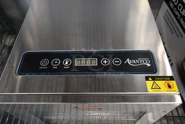 BRAND NEW SCRATCH AND DENT! Avantco 177LT06A Stainless Steel Commercial Food Dehydrator. 120 Volts, 1 Phase. Tested and Only Works On The Highest Heat Setting.
 - Image 7 of 10
