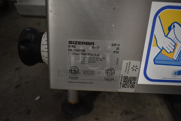 2017 Bizerba GSP H Stainless Steel Commercial Countertop Meat Slicer. 120 Volts, 1 Phase. Tested and Working! - Image 5 of 8