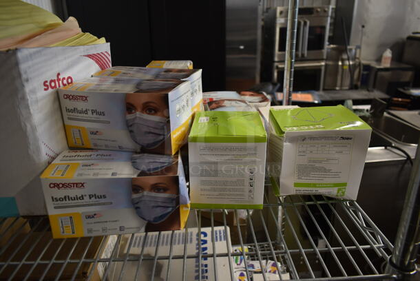 ALL ONE MONEY! Tier Lot of 6 Boxes of Gloves and 12 Boxes of Crosstex Face Masks - Image 3 of 4