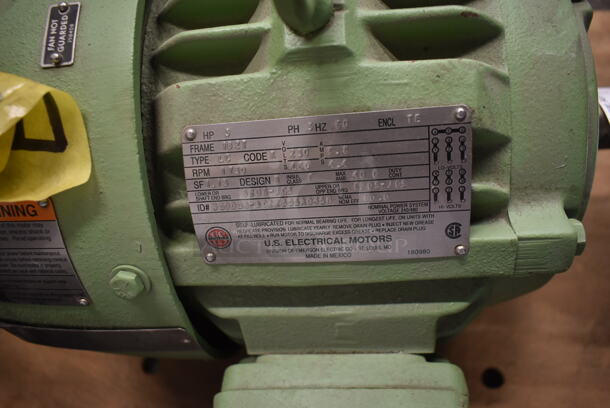 BRAND NEW SCRATCH AND DENT!  Underwriters Laboratories Metal Motor. 230/460 Volts, 3 Phase. - Image 5 of 5