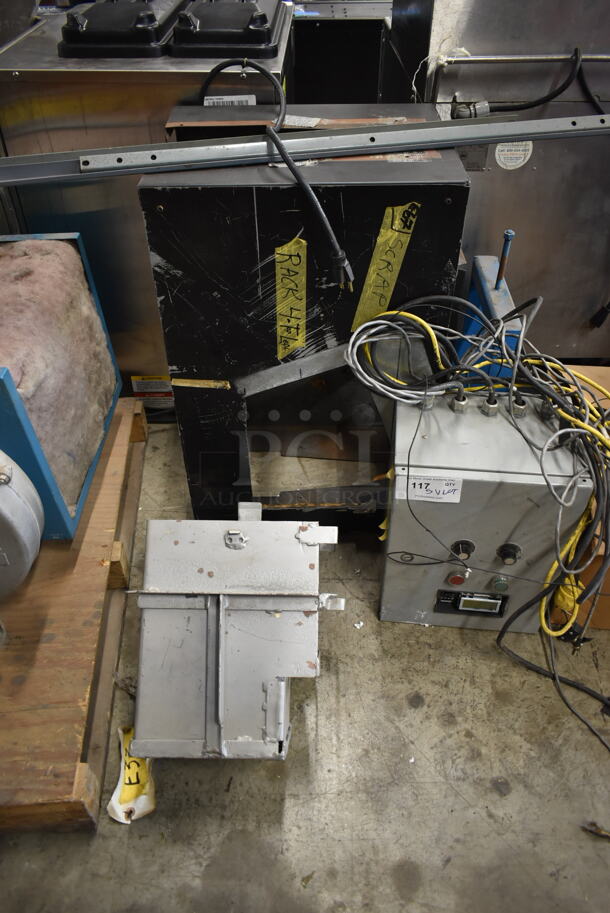 ALL ONE MONEY! Lot of 5 Various Items Including Control Panel and Metal Duct - Image 2 of 9