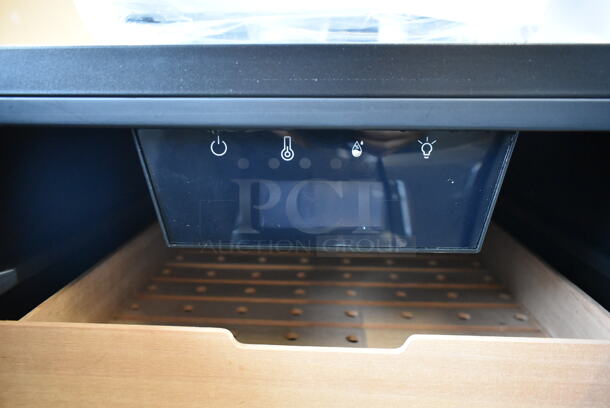 BRAND NEW SCRATCH AND DENT! Whynter CHC-421HC 4.2 cu.ft. Cigar Cabinet Cooler and Humidor with Humidity Temperature Control and Spanish Cedar Shelves. 115 Volts, 1 Phase. Tested and Working! - Image 4 of 5