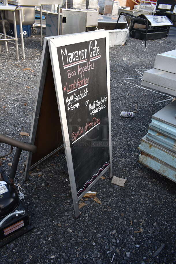 A Frame Sidewalk Sign w/ 2 Sign Boards. - Image 3 of 3