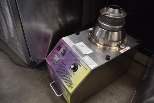 Spin Magic MS-5 Commercial Stainless Steel Countertop Cotton Candy Machine.  120V. Tested and Working! - Image 3 of 5